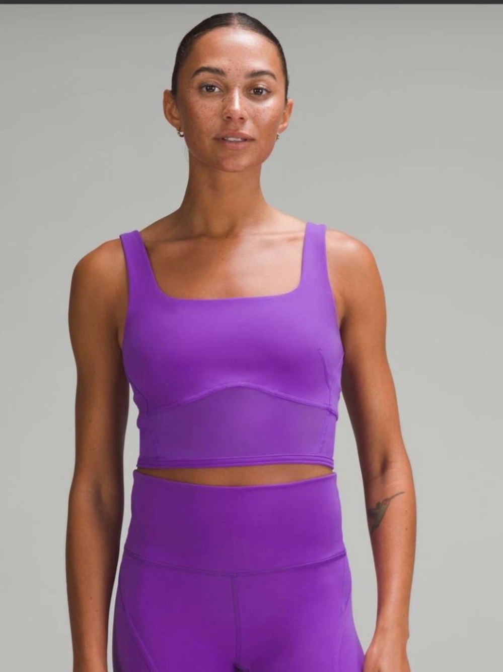 Lululemon Wunder Train Mesh Panel Tank Top in Atomic Purple | Size 4